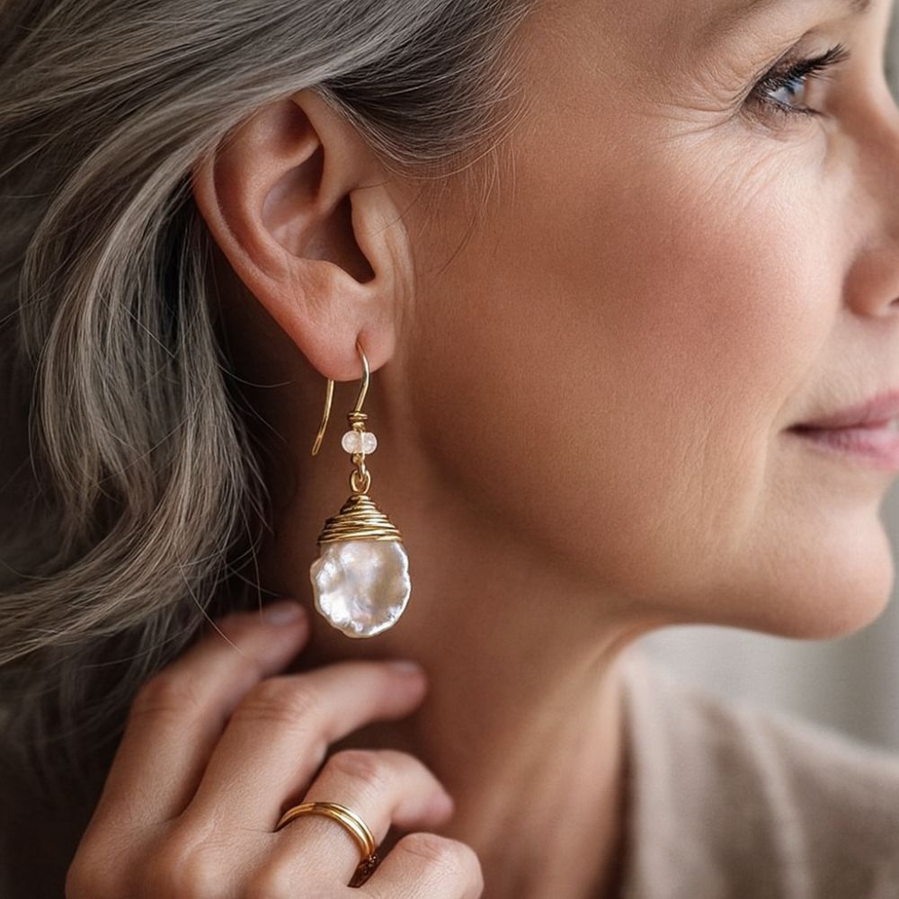 Verona Baroque Pearl Earrings