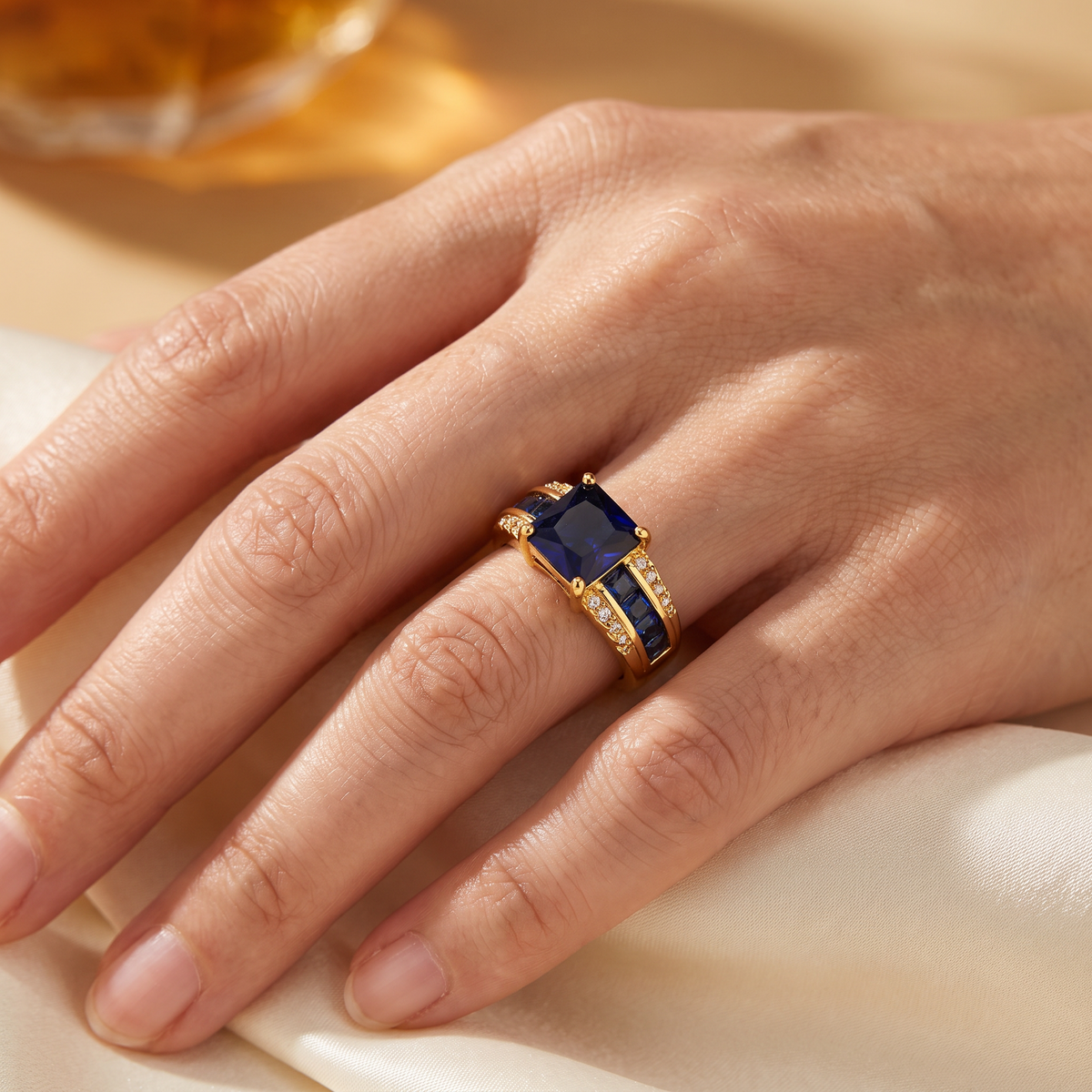 Kassira Ring - worn