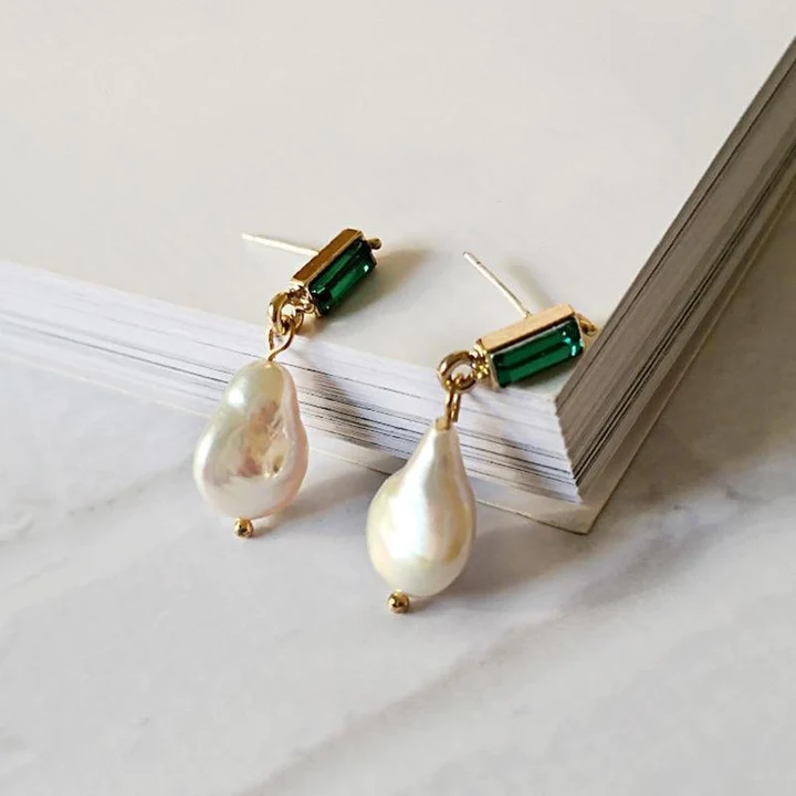 Perpetua Gold Pearl Earrings