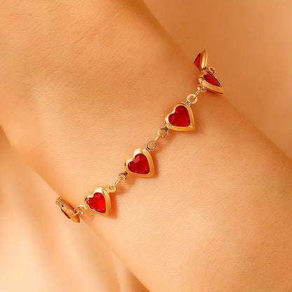 Ramona Gold Ruby Bracelet