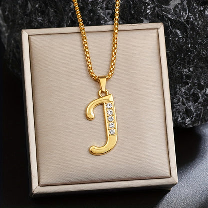 Corinne Gold Initial Necklace