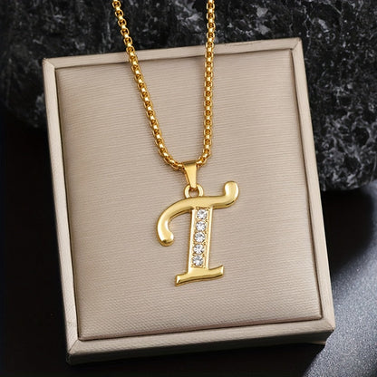 Corinne Gold Initial Necklace