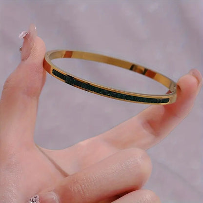 Celeste Gold Emerald Bracelet