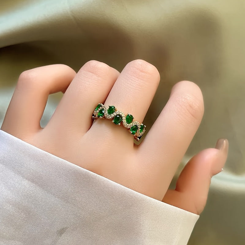 Calira Gold Emerald Ring