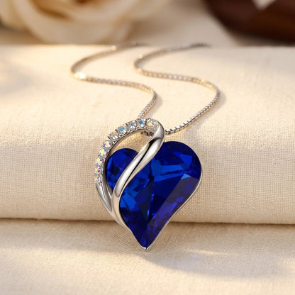 Ophelia White Gold Sapphire Necklace