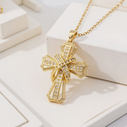 Arabella Gold Pendant Necklace