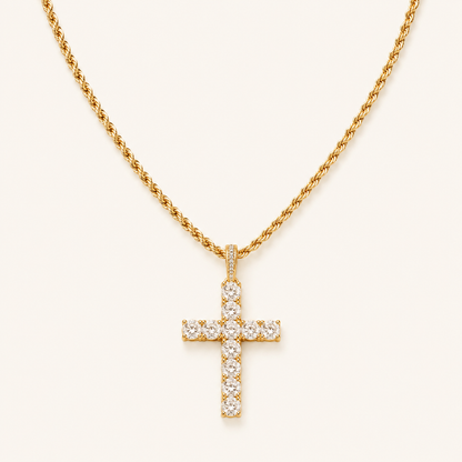 Eden Diamond Cross Necklace