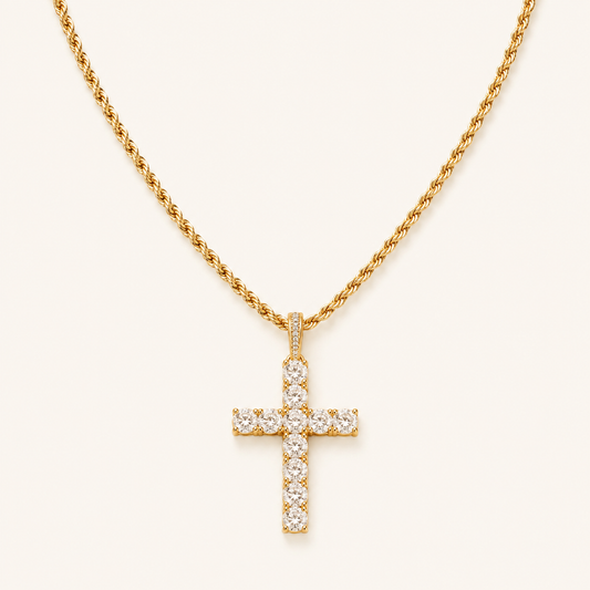 Eden Diamond Cross Necklace
