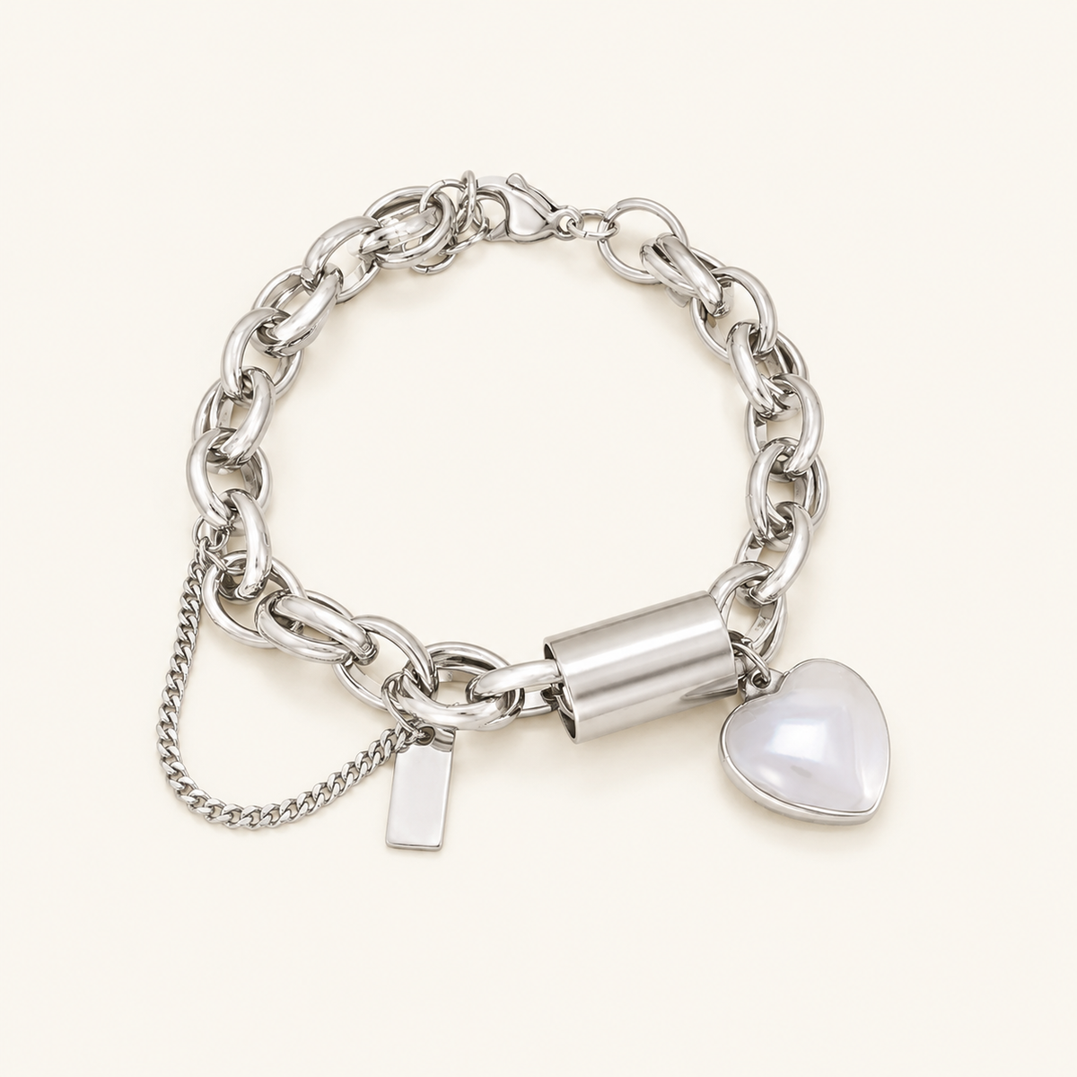 Nova White Gold Bracelet