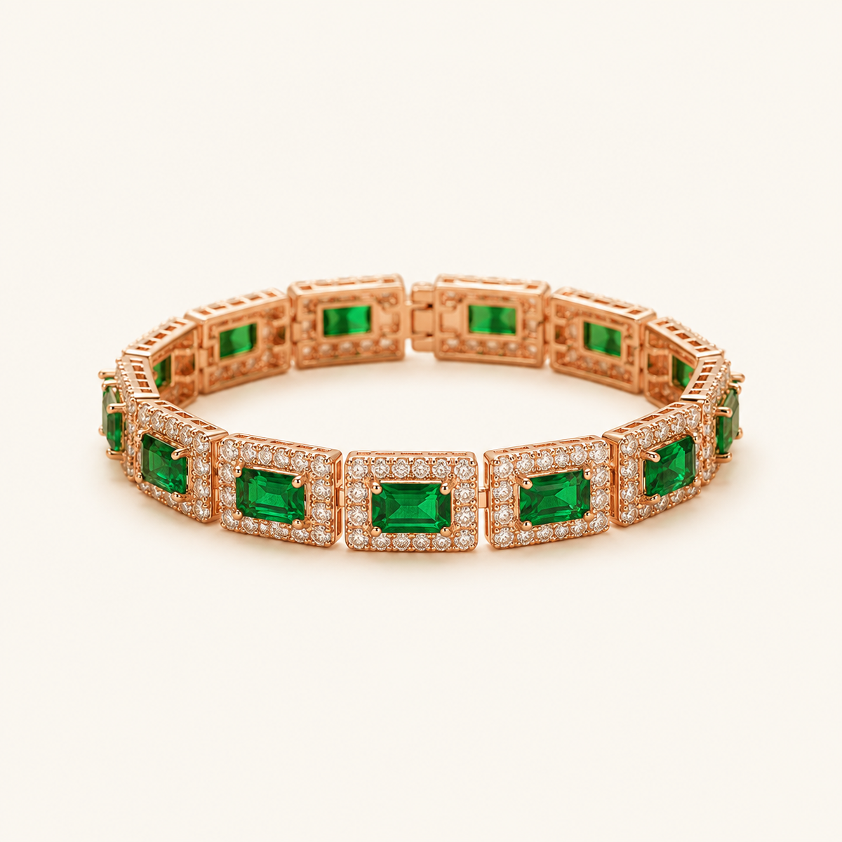 Bridget Gold Emerald Bracelet