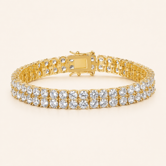 Davina Gold Tennis Bracelet