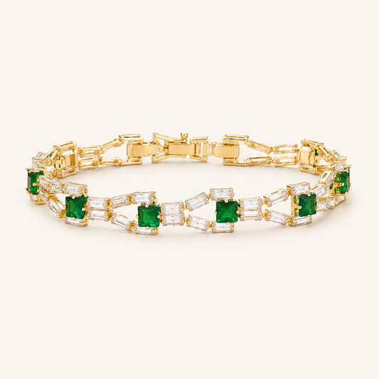 Faye Gold Tennis Bracelet