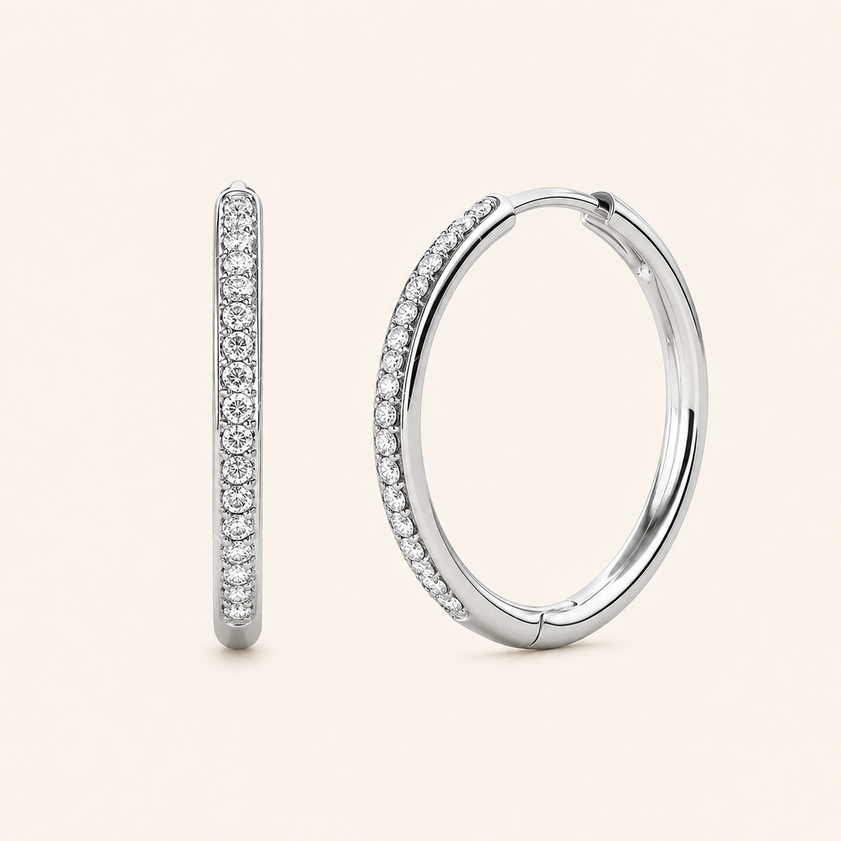 Vera Gold Pave Earrings