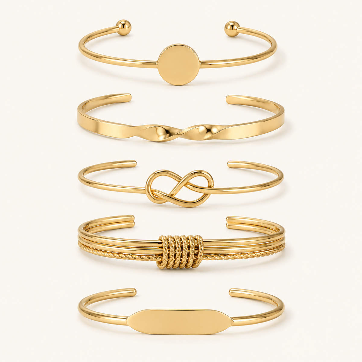 Paloma Gold Bracelet Set