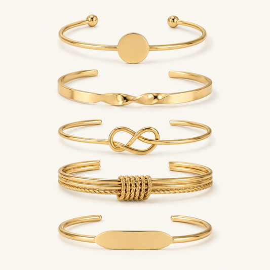 Paloma Gold Bracelet Set
