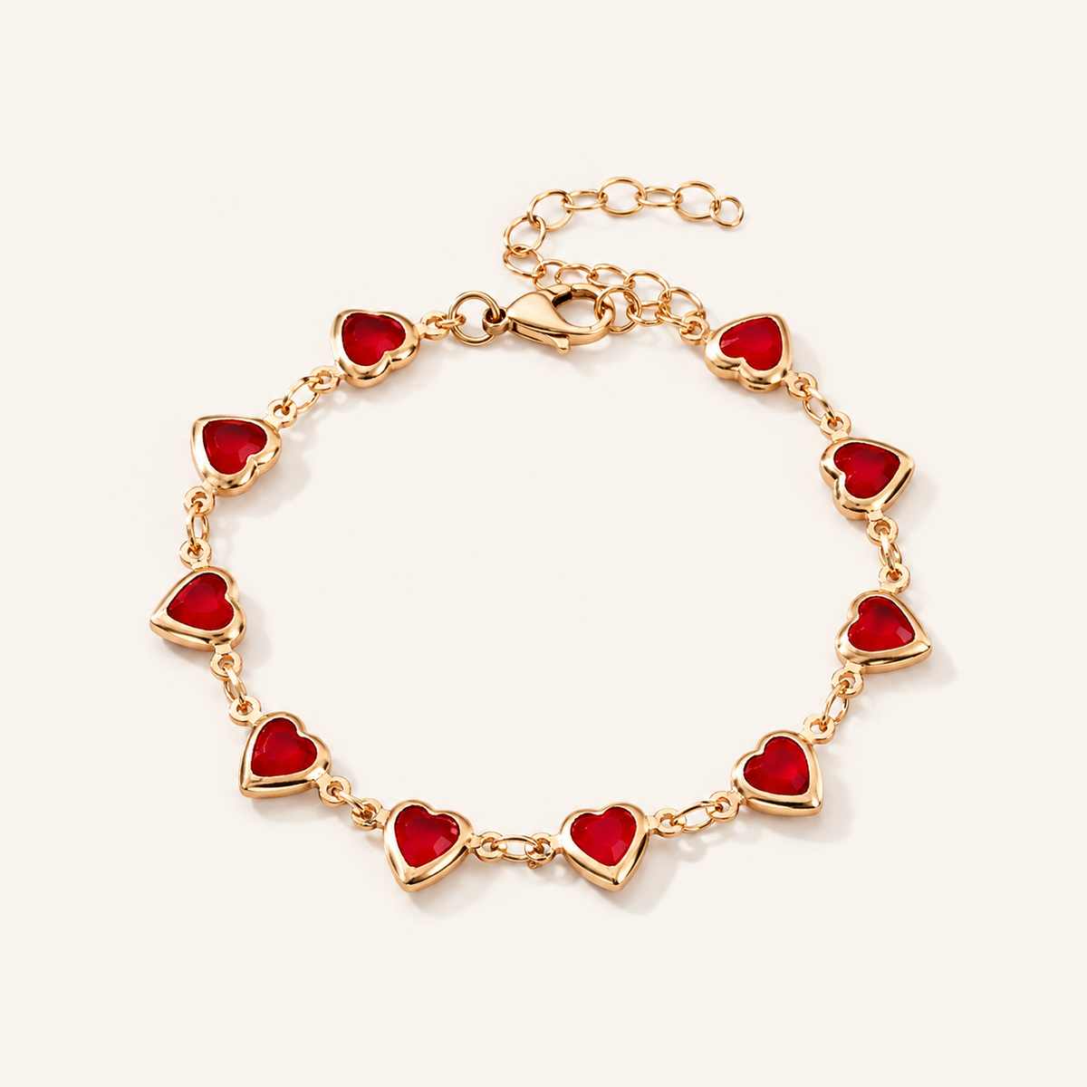 Ramona Gold Ruby Bracelet