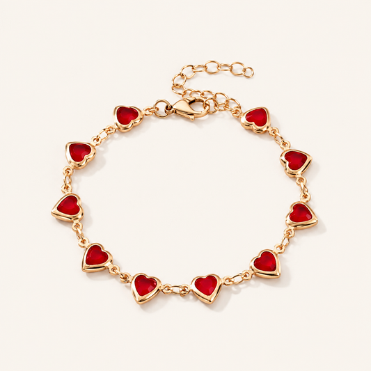 Ramona Gold Ruby Bracelet