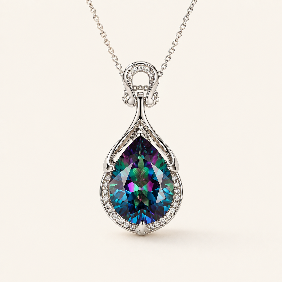 Amara White Gold Necklace