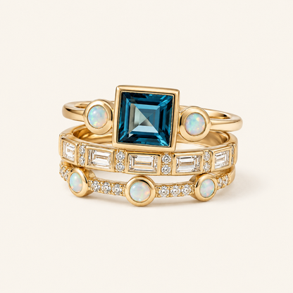 Jolene Gold Ring Set