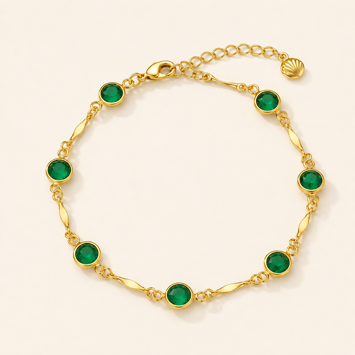 Esme Emerald Bracelet