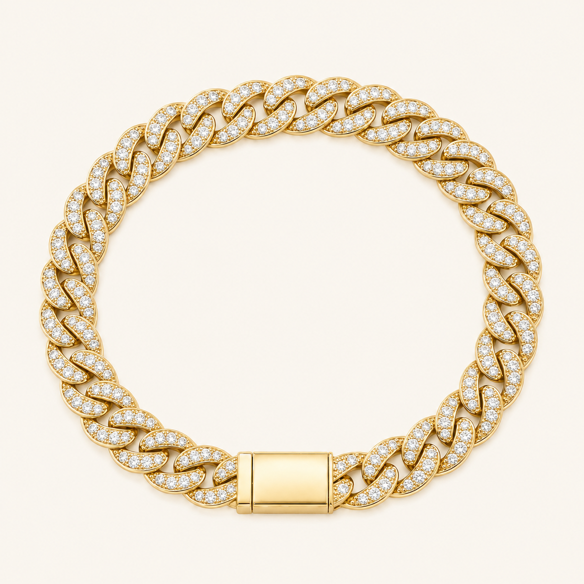 Xara Pave Cuban Bracelet