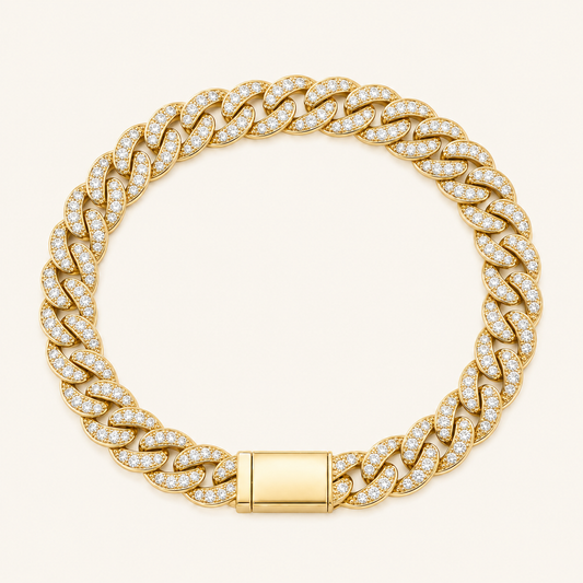 Xara Pave Cuban Bracelet