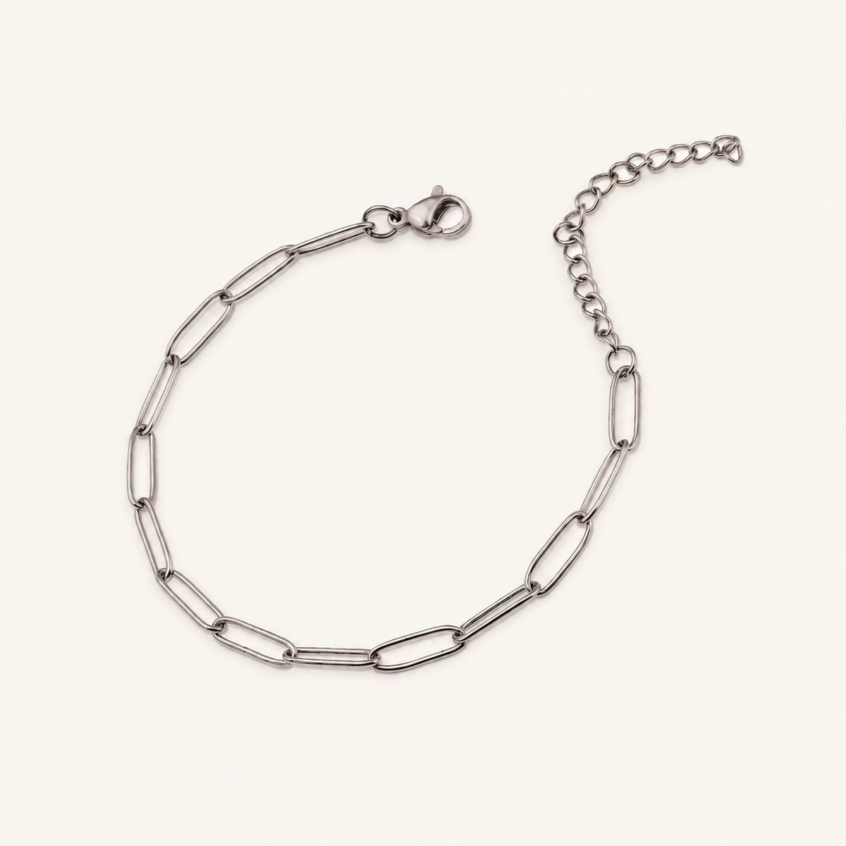 Mirabel White Gold Link Bracelet