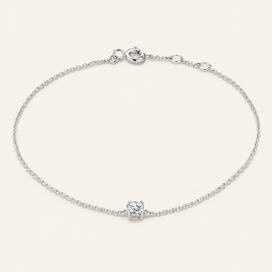 Cléa White Gold Bracelet