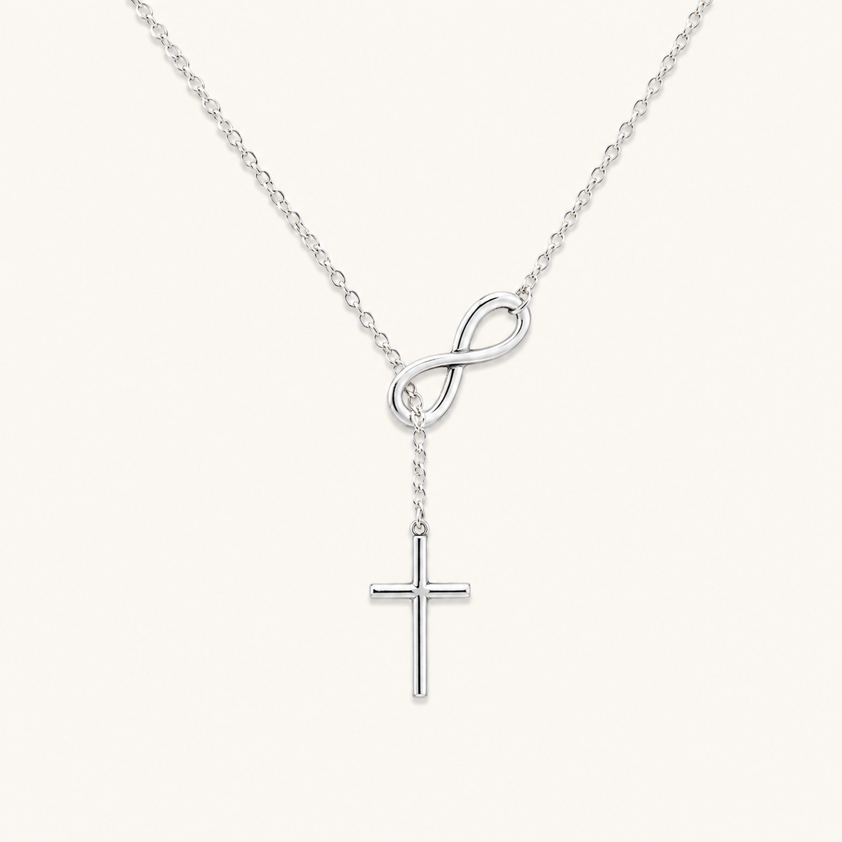 Marlene White Gold Pendant Necklace