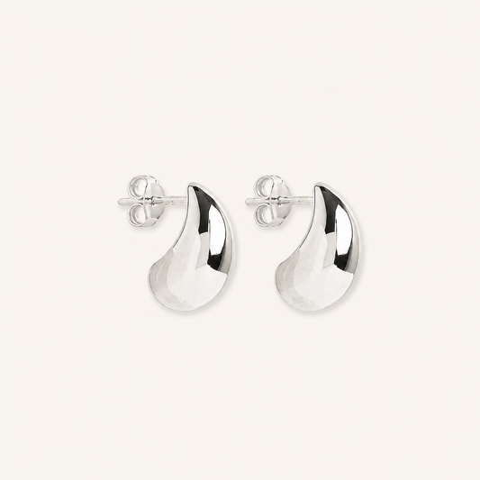 Marcella White Gold Drop Earrings
