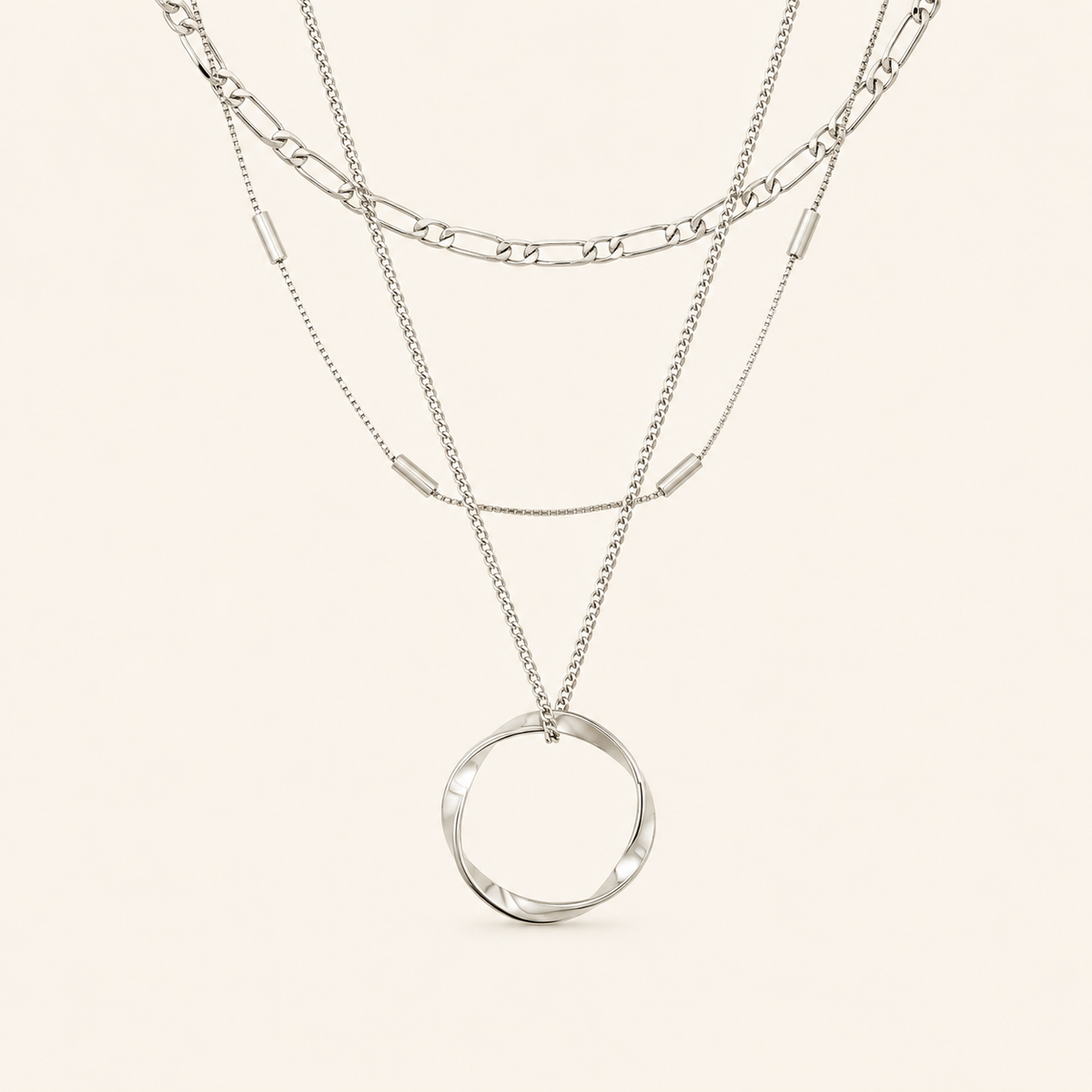 Manon White Gold Necklace
