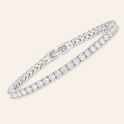 Madeleine White Gold Tennis Bracelet