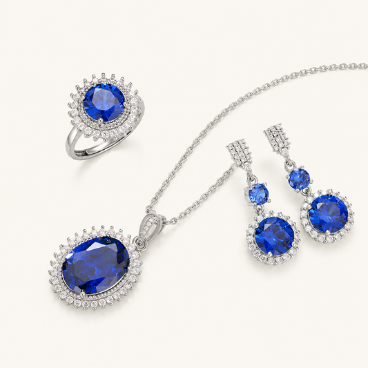 Aurielle White Gold Set