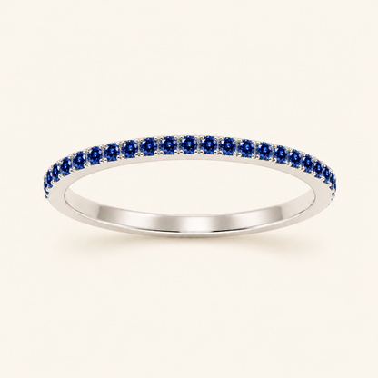 Soraya White Gold Sapphire Ring