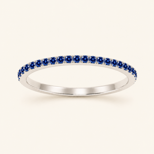 Soraya White Gold Sapphire Ring