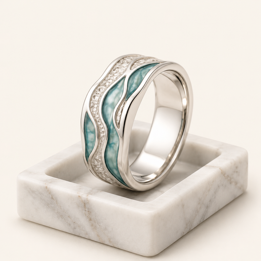 Katarina Silver Wave Ring