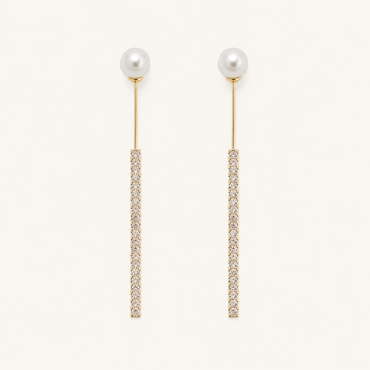 Imelda Gold Pearl Earrings