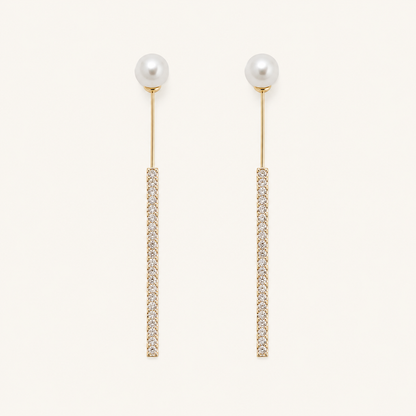 Imelda Gold Pearl Earrings