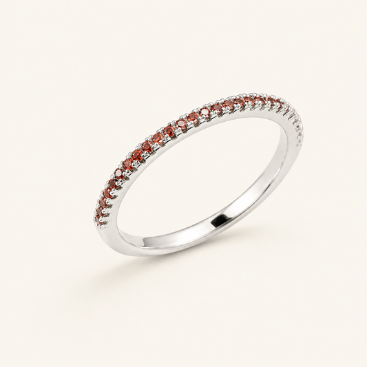 Soraya White Gold Ruby Ring