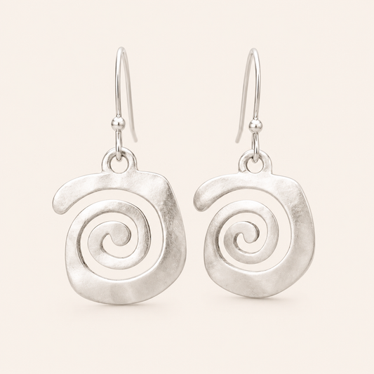 Celandine White Gold Earrings