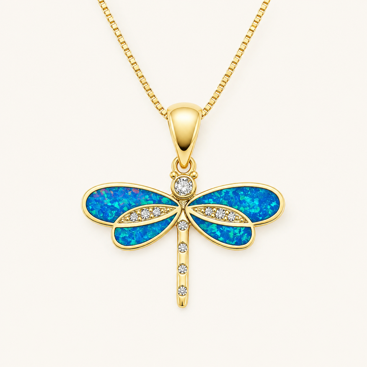 Ailsa Gold Dragonfly Necklace