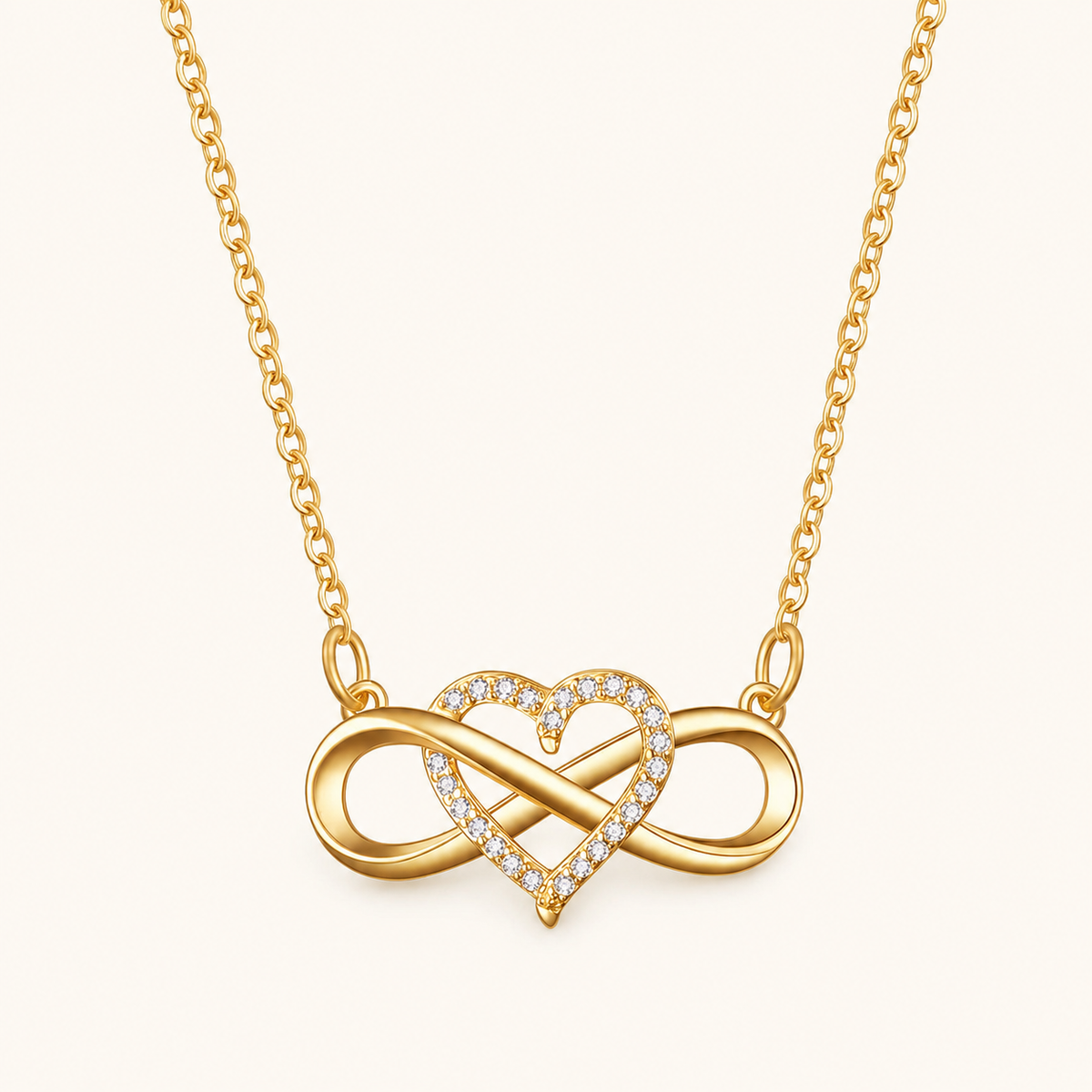 Apolline Gold Infinity Necklace