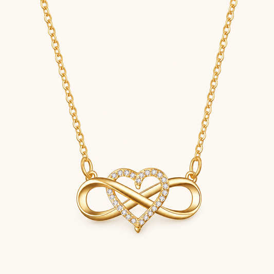 Apolline Gold Infinity Necklace