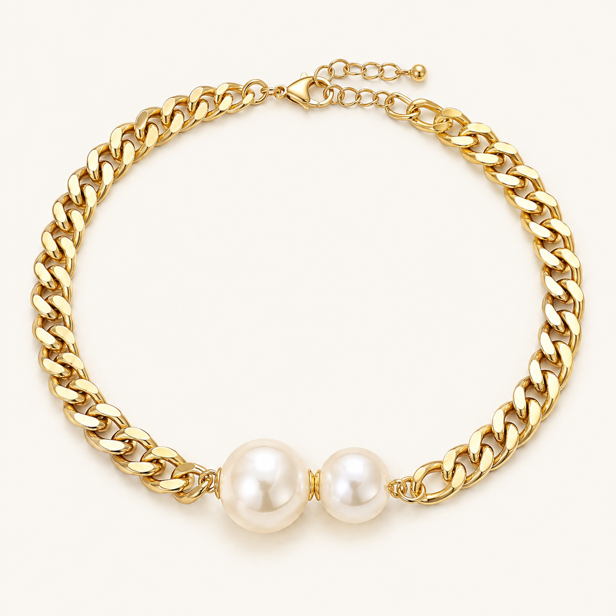 Federica Gold Pearl Necklace