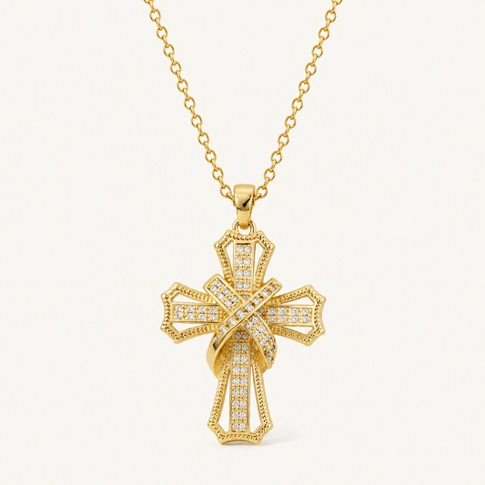 Arabella Gold Pendant Necklace