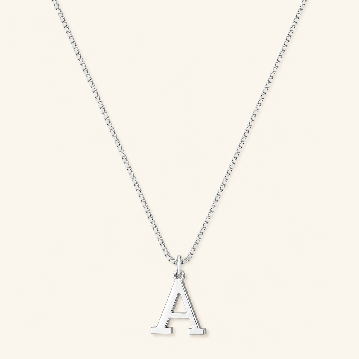 Love Letter White Gold Necklace