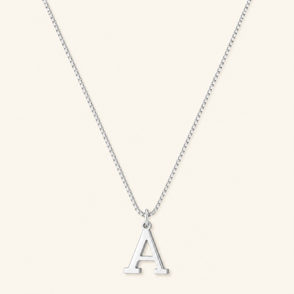 Love Letter White Gold Necklace