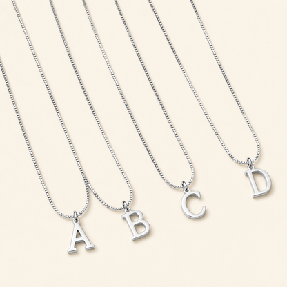 Love Letter White Gold Necklace
