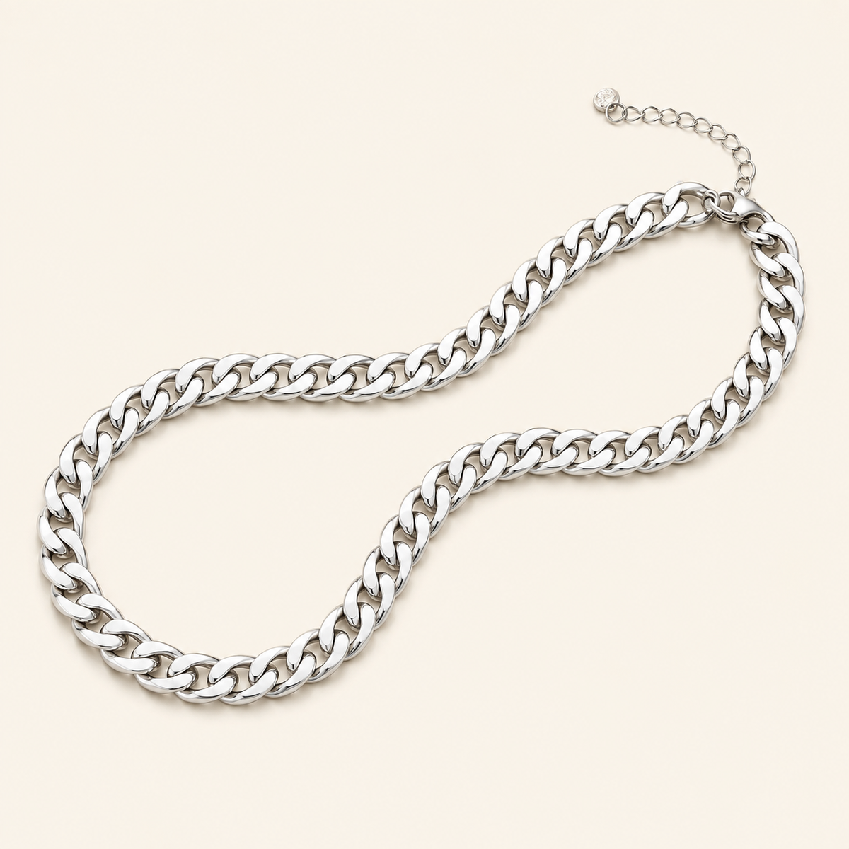 Cuban White Gold Necklace