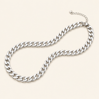 Cuban White Gold Necklace